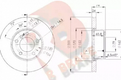 R BRAKE 78rbd23405 -